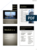 Introduction & 2-D Concurrent Force Systems: Luke - Macdonald@smu - Ca