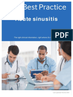 Acute Sinusitis: The Right Clinical Information, Right Where It's Needed