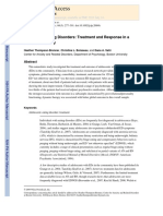 NIH Public Access: Adolescent Eating Disorders: Treatment and Response in A Naturalistic Study