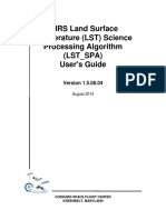 VIIRS Land Surface Temperature (LST) Science Processing Algorithm (LST - SPA) User's Guide