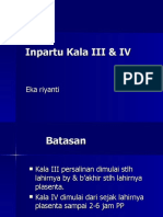 Inpartu Kala III & IV