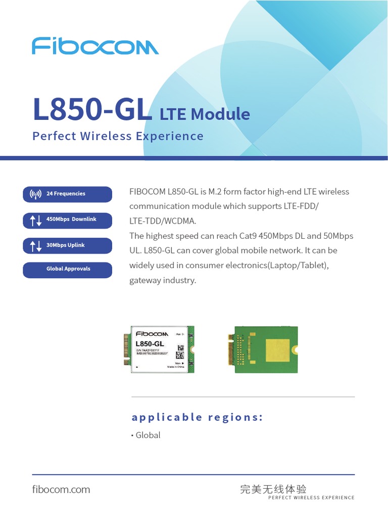 LTE Module: Perfect Wireless Experience | PDF | Lte (Telecommunication ...