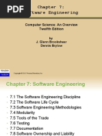 Software Engineering: Computer Science: An Overview Twelfth Edition