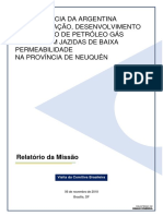 A Experiência Da Argentina Na Exploração, Desenvolvimento e Produção de Petróleo Gás Natural em Jazidas de Baixa Permeabilidade Na Província de Neuquen