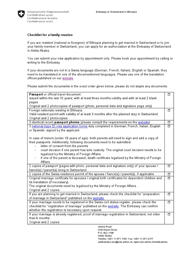 National Visa For Family Reunion - EN PDF | PDF | Travel Visa | Passport