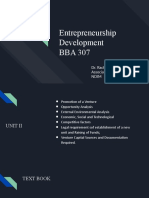 Entrepreneurship Development Unit Ii