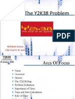 The Y2K38 Problem: Mithlesh Kumar CSE Final Yr 8 Sem