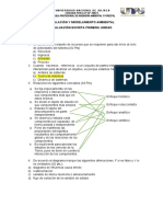 Evaluación Escrita 1era Unidad