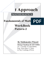 Fundamentals of Mathematics Workbook Pattern-2 by Mathematics Wizard Manoj Chauhan Sir (IIT Delhi