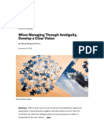 When Managing Through Ambiguity, Develop A Clear Vision PDF