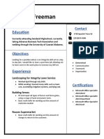 Jackson Freeman Resume