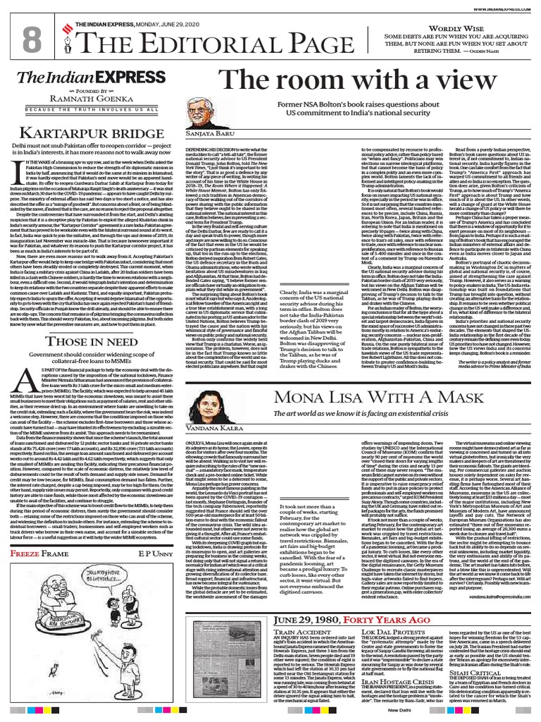 All English Editorial 29 06 Donald Trump American Government