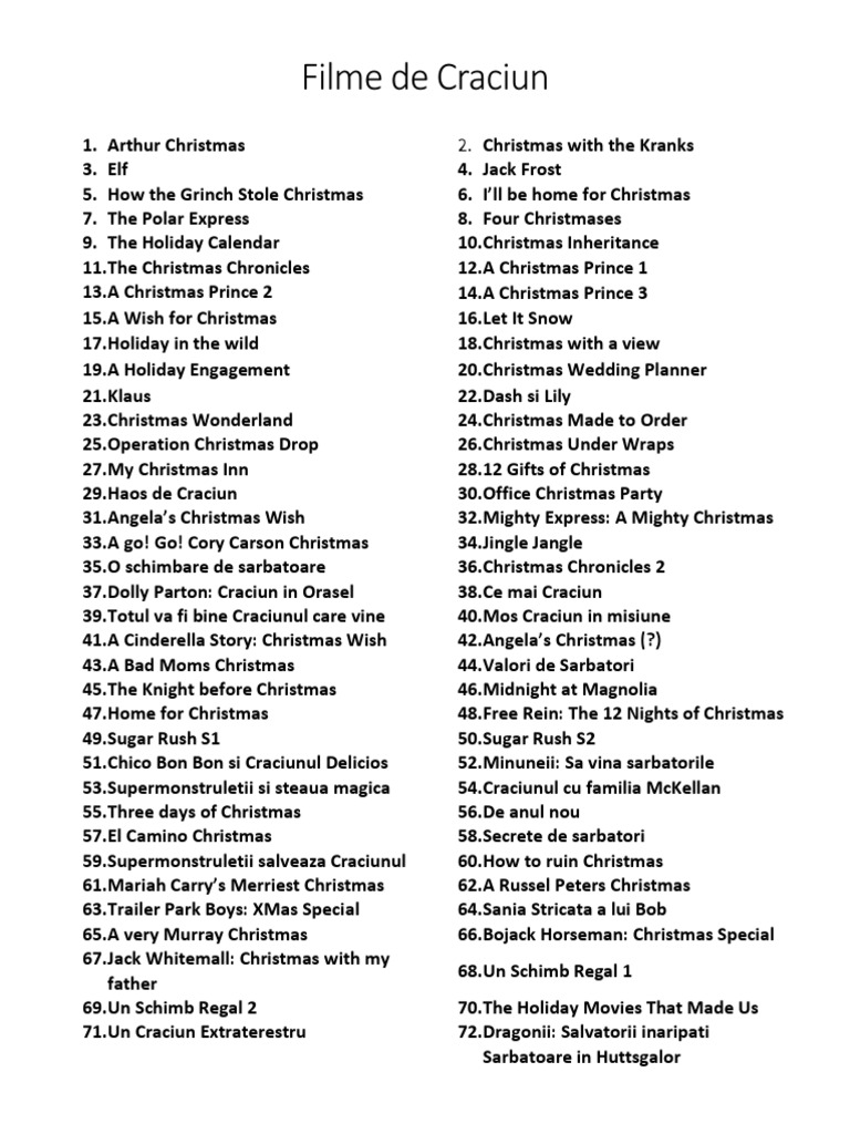 Filme De Craciun Birthdays Christmas