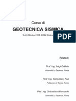 Corso Di Geotecnica Sismica PDF