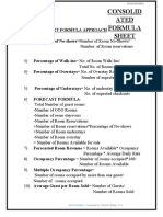 Consolid Ated Formula Sheet: Ihm Mumbai