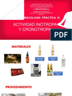 Farmacologia Práctica 9 Actividad Inotrópica