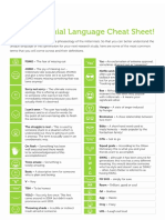 Rebrand- Millennials language Cheat Sheet