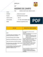 CUADERNO DE CAMPO para Docentes