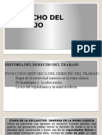 Historia Del Derecho Del Trabajo