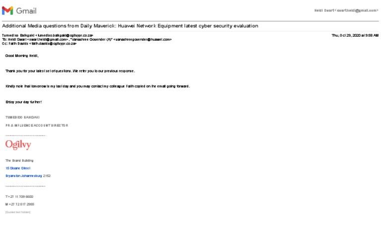 Huawei Cybersecurity Evaluation Update | PDF | Business