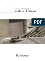 Manual Tecnico de Instalacao Portobello - Filetes Metalicos e Listelos