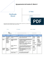 Planificações Mensais 1º Ano 2015 - 16