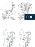 Aves para Colorear Ministerio Infantil