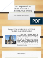 Școala Naţională de Studii Politice Și Administrative (