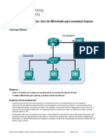 4.4.2.8 Lab - Using Wireshark To Examine Ethernet Frames