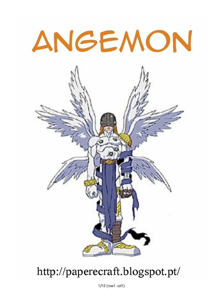 Angemon Papercraft Guide | PDF