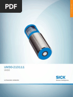 UM30 Ultrasonic Sensor Manual | PDF | Bipolar Junction Transistor | Sensor
