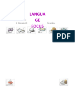 Langua GE Focus: Vocabulary Food