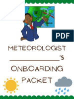 Meteorologist Onboarding Packet Web-Facilitated Activity L3