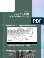 Composite Construction: Bta 411-Building Technology 5 JULY 14,2018