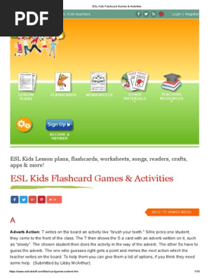 ESL Kids Flashcard Games _ Activities 1