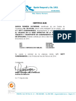 Certificaciones Laborales Certicamara PDF