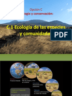 Ecología y Cons Opción C-1 Especies y Comunidades