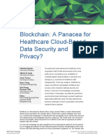 Blockchain: A Panacea For Healthcare Cloud-Based Data Security and Privacy?