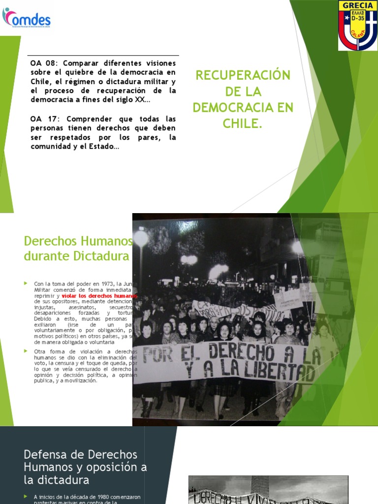 Recuperación de la Democracia en Chile | PDF | Partidos políticos ...