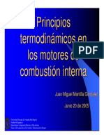 Principios Termodinamicos Del Motor