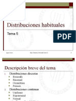 Distribuciones