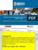 Curso evaluación daños análisis necesidades EDAN Perú