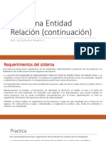 Diagrama Entidad Relación (Continuación)