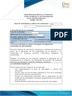 Guia de actividades y Rúbrica de evaluación - Unidad 3 - Tarea 4 - Reacciones Químicas.docx
