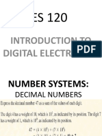 Introduction To: Digital Electronics