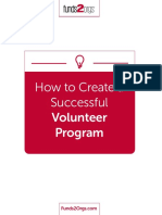 How To Create A Successful Volunteer Program: by Wayne Elsey