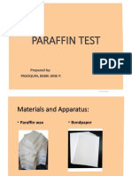 Praffin Test 