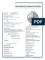 Common Formulas