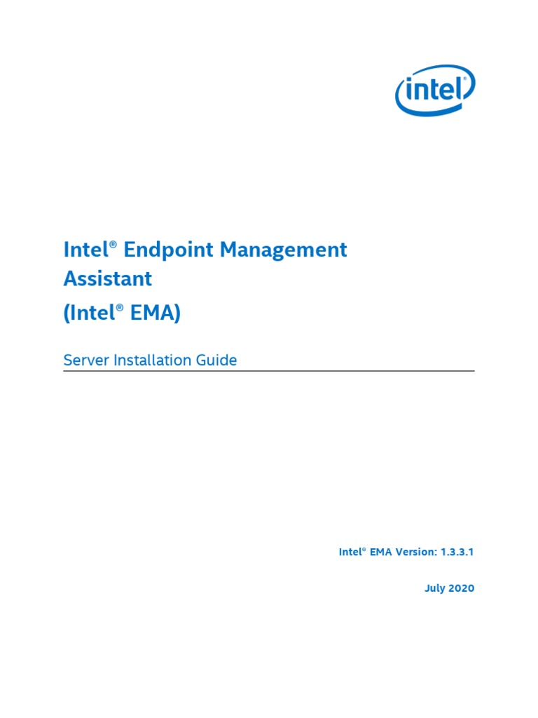 Error Connecting With Intel Ema Server