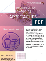 Architectural Design 1 - Lecture 14 - Design Approaches